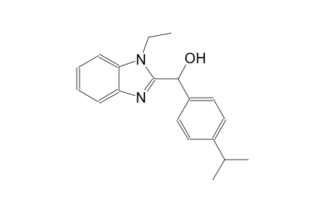 (1-ethyl-1H-benzimidazol-2-yl)(4-isopropylphenyl)methanol