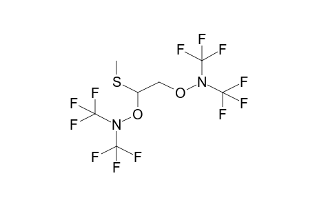 1,2-DI[BIS(TRIFLUOROMETHYL)AMINOOXY]ETHYL METHYL SULPHIDE