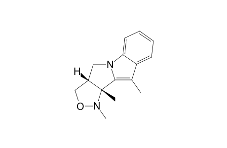 1,10,10B-TRIMETHYL-1,3A,4,10B-TETRAHYDRO-3H-ISOXAZOLO-[3',4':3,4]-PYRROLO-[1,2-A]-INDOLE