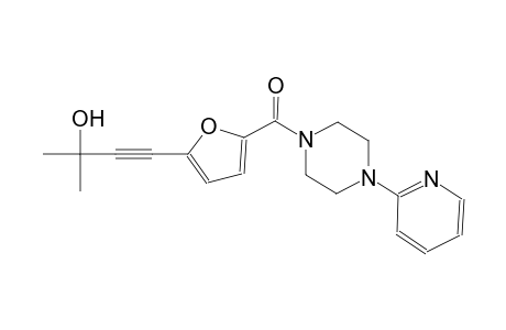 2-Methyl-4-(5-([4-(2-pyridinyl)-1-piperazinyl]carbonyl)-2-furyl)-3-butyn-2-ol