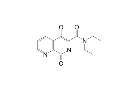 5-HYDROXY-1,7-NAPHTHYRIDIN-8-(7H)-ONE-6-N,N-DIETHYL-CARBOXAMIDE