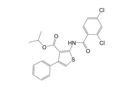 isopropyl 2-[(2,4-dichlorobenzoyl)amino]-4-phenyl-3-thiophenecarboxylate