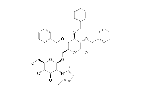 METHYL_2,3,4-TRI-O-BENZYL-6-O-[2-DEOXY-2-(2,5-DIMETHYLPYRROL-1-YL)-BETA-D-GLUCOPYRANOSYL]-ALPHA-D-GLUCOPYRANOSIDE