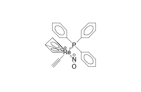 /.eta.-5/-Cyclopentadienyl-nitroso-triphenylphosphino ethynyl rhenium