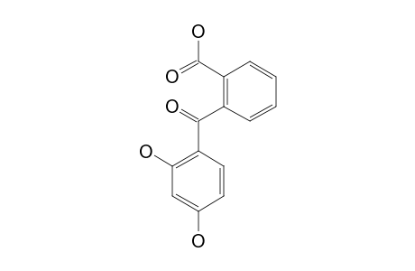 2-(2',4'-DIHYDROXYBENZOYL)-BENZOIC-ACID;DHBBA