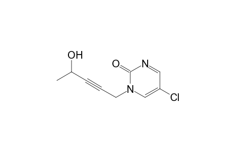 5-Chloro-1-(4'-hydroxy-2'-pentynyl)-2(1H)-pyrimidinone