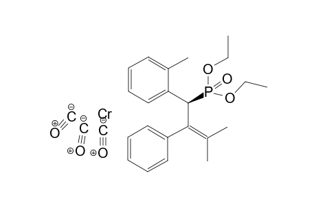 (R)-Tricarbonyl{eta6-1-[1-(diethoxyphosphoryl)-3-methyl-2-phenylprop-2-en-1-yl]-2-methylbenzene}chromium(0)