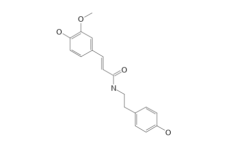 TRANS-N-FERULOYLTYRAMINE