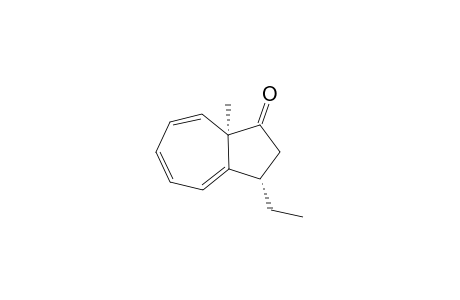 TRANS-(3-R*,8A-R*)-3,8A-DIHYDRO-3-ETHYL-8A-METHYLAZULEN-1-(2-H)-ONE;MAJOR_DIASTEREOMER