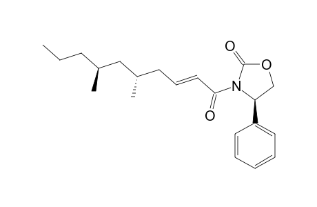 (4R)-3-[(5S,7S)-(2E)-5,7-DIMETHYL-DEC-2-ENOYL]-4-PHENYLOXAZOLIDIN-2-ONE