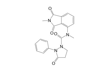 1-Pyrazolidinecarboxamide, N-(2,3-dihydro-2-methyl-1,3-dioxo-1H-isoindol-4-yl)-N-methyl-3-oxo-2-phenyl-