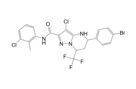 5-(4-bromophenyl)-3-chloro-N-(3-chloro-2-methylphenyl)-7-(trifluoromethyl)-4,5,6,7-tetrahydropyrazolo[1,5-a]pyrimidine-2-carboxamide