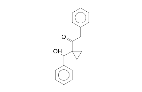 1-(1-[Hydroxy(phenyl)methyl]cyclopropyl)-2-phenylethanone