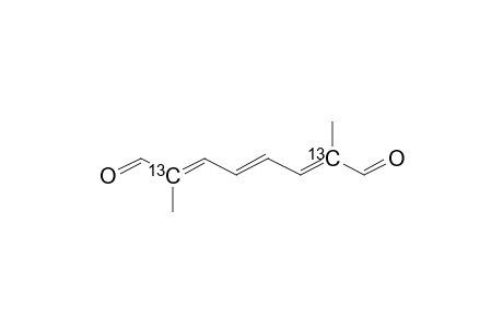 (2,7-(C-13))-2,7-DIMETHYLOCTA-2,4,6-TRIENE-1,8-DIAL