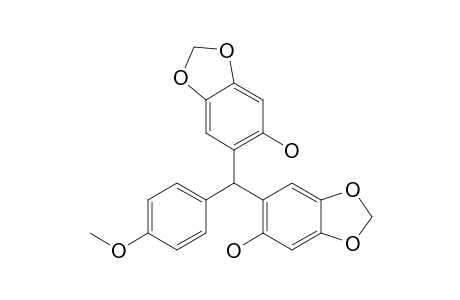 2,2'-DIHYDROXY-4''-METHOXY-4,5:4',5'-DIMETHYLENEDIOXY-TRIPHENYLMETHANE