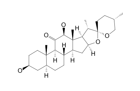 (25R)-3-BETA,12-BETA-DIHYDROXY-5-ALPHA-SPIROSTAN-11-ONE