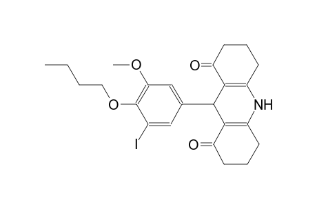 9-(4-butoxy-3-iodo-5-methoxyphenyl)-3,4,6,7,9,10-hexahydro-1,8(2H,5H)-acridinedione