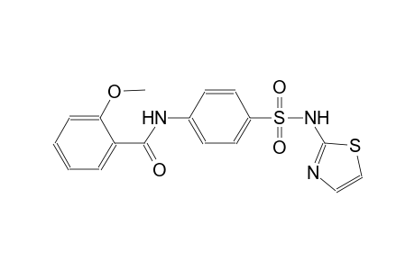 2-methoxy-N-{4-[(1,3-thiazol-2-ylamino)sulfonyl]phenyl}benzamide