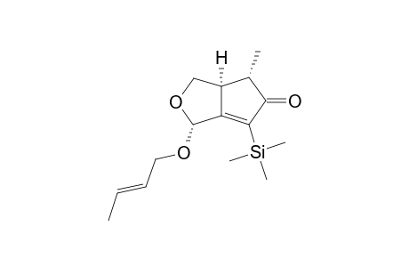 (4SR,5SR,8RS)-8-(BUT-2-ENYLOXY)-4-METHYL-2-TRIMETHYLSILYL-7-OXABICYCLO-[3.3.0]-OCT-1-ENE-3-ONE