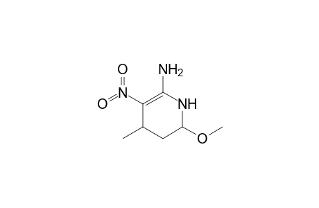 6-Amino-2-methoxy-4-methyl-5-nitro-1,2,3,4-tetrahydropyridine