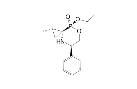 (1S,3S,4R*,7R)-4-Ethoxy-1-methyl-7-phenyl-5-oxa-8-aza-4-phosphaspiro[2.5]octane 4-oxide