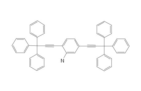 3,6-BIS-(3,3,3-TRIPHENYLPROPYNYL)-ANILINE