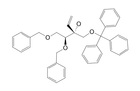 (2R,3S)-1-O-TRITYL-3,4-DI-O-BENZYL-2-VINYLBUTANE-1,2,3,4-TETRAOL