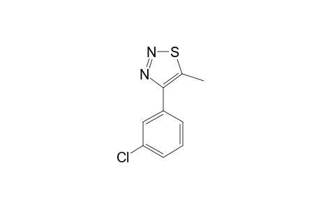 4-(PARA-CHLOROPHENYL)-5-METHYL-1,2,3-THIADIAZOLE