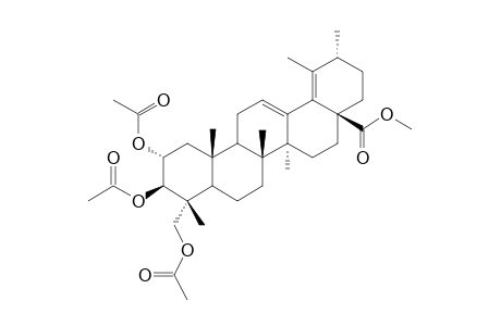 2-ALPHA,3-BETA,23-TRIACETOXYURSA-12,18-DIEN-28-O-METHYLESTER