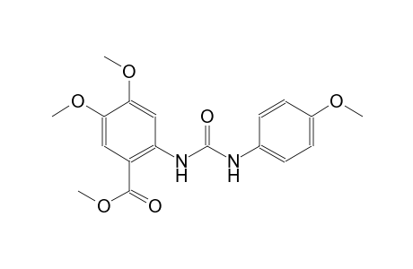 methyl 4,5-dimethoxy-2-{[(4-methoxyanilino)carbonyl]amino}benzoate