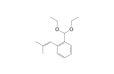 2-(2'-METHYL-1'-PROPENYL)-BENZALDEHYDE-DIETHYL-ACETAL