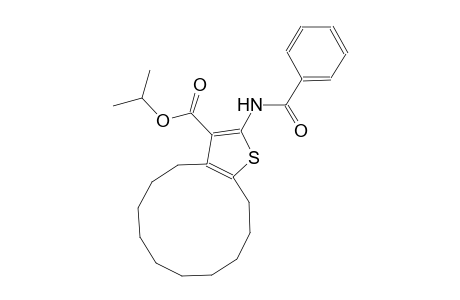 isopropyl 2-(benzoylamino)-4,5,6,7,8,9,10,11,12,13-decahydrocyclododeca[b]thiophene-3-carboxylate