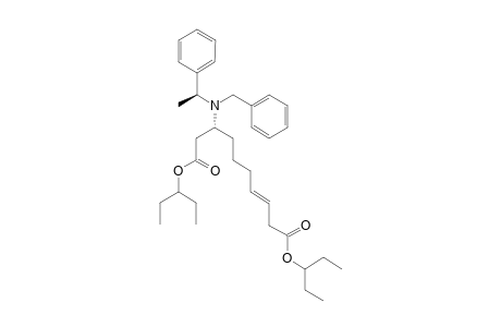 DI-3-PENTYL-(3S,ALPHA-S,7E)-2-N-BENZYL-N-ALPHA-METHYLBENZYLAMINO-DEC-7-ENEDIOATE