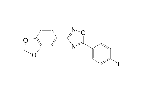 1,2,4-Oxadiazole, 3-(1,3-benzodioxol-5-yl)-5-(4-fluorophenyl)-