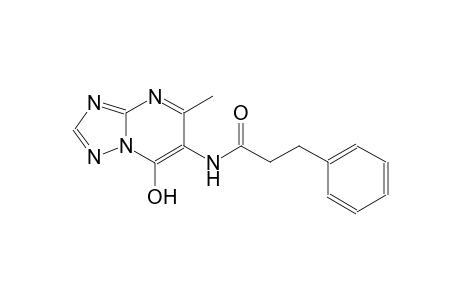 N-(7-hydroxy-5-methyl[1,2,4]triazolo[1,5-a]pyrimidin-6-yl)-3-phenylpropanamide