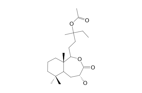 13-ACETOXY-7-ALPHA-HYDROXY-17-NORLABDAN-8,9-OLIDE