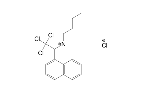 N-BUTYL-alpha-(TRICHLOROMETHYL)-1-NAPHTHALENEMETHYLAMINE, HYDROCHLORIDE