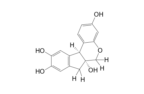 7,11b-dihydrobenz[b]indeno[1,2-d]pyran-3,6a,9,10(6H)tetrol