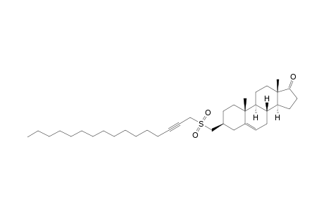 3-BETA-(HEXADEC-2-YNYL-SULFONYLMETHYL)-ANDROST-5-EN-17-ONE