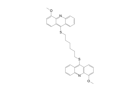 9,9'-(1'',6''-DITHIAHEXYL)-BIS-(4-METHOXY-ACRIDINE)