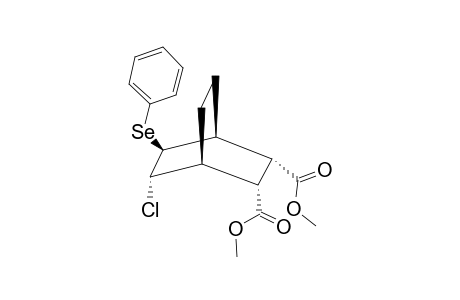 Dimethyl-(2sr, 3sr,5sr,6RS)-2-phenylseleno-3-chlor-bicyclo-[2.2.2]-octan-5,6-dicarboxylate