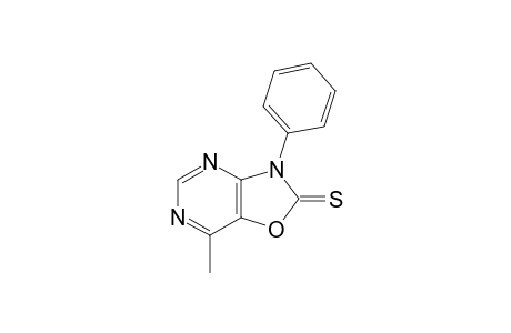 7-methyl-3-phenyloxazolo[4,5-d]pyrimidine-2(3H)-thione