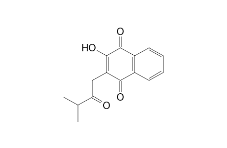 1,4-Naphthalenedione, 2-hydroxy-3-(3-methyl-2-oxobutyl)-