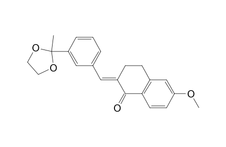 2-[3'-(2''-Methyl-1'',3''-dioxolan-2''-yl)benzylidene]-6-methoxy-1-tetralone