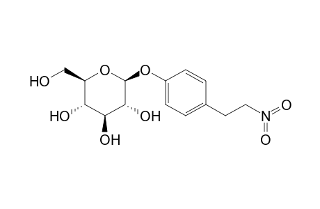 (2R,3S,4S,5R,6S)-2-(hydroxymethyl)-6-[4-(2-nitroethyl)phenoxy]oxane-3,4,5-triol