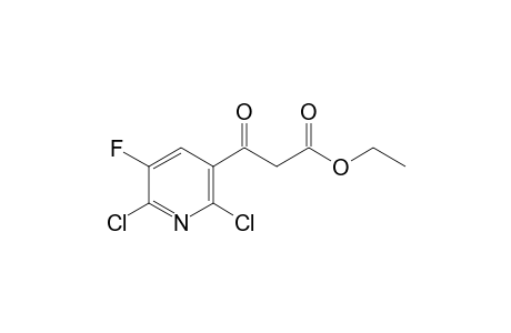 Ethyl 3-[2,6-dichloro-5-fluoro-(3-pyridiyl)]-3-oxopropanoate