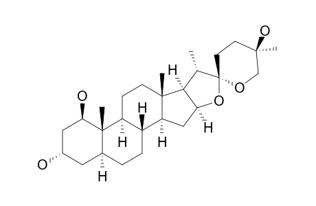 CHENOGENIN;(25S)-1-BETA,3-ALPHA,25-TRIHYDROXY-5-ALPHA-SPIROSTANE