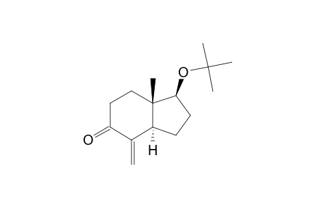 (+/-)-1-BETA-TERT.-BUTOXY-7A-BETA-METHYL-4-METHYLENE-2,3,3A-ALPHA,6,7,7A-HEXAHYDRO-1H-INDEN-5(4H)-ONE