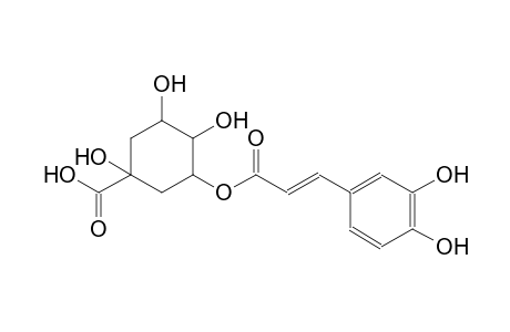 Chlorogenic acid [3-[[3-(3,4-dihydroxyphenyl)-1-oxo-2-propenyl]oxy]-1,4,5-trihydroxycyclohexanecarboxylic acid]