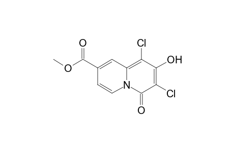 1,3-Dichloro-2-hydroxy-8-methoxycarbonyl-4H-4-quinolizinone